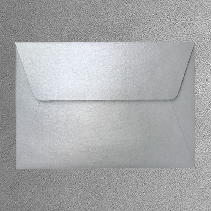  KOPERTA B1718 srebrna ozdobna (120x175mm)